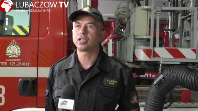 Podsumowanie miesiąca lipca przez KP PSP w Lubaczowie