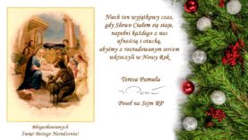 Życzenia Świąteczne Teresy Pamuły Posła na Sejm RP