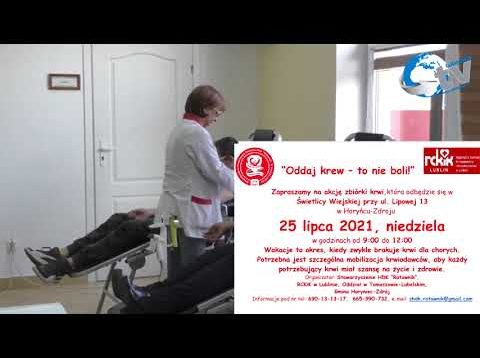 Oddaj krew w Horyńcu