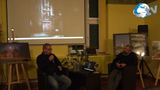 Wernisaż wystawy Tomasza Michalskiego w MBP w Cieszanowie