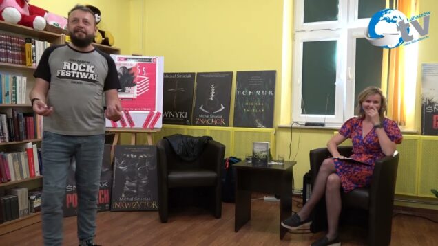 Spotkanie autorskie z Michałem Śmielakiem w MBP w Cieszanowie