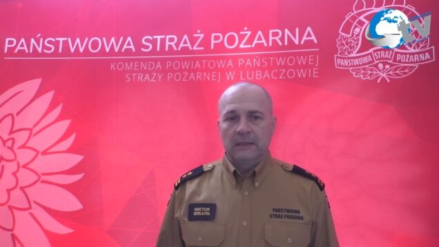 Podsumowanie miesiąca listopada przez KP PSP w Lubaczowie