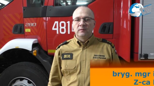 Podsumowanie miesiąca grudnia przez KP PSP w Lubaczowie