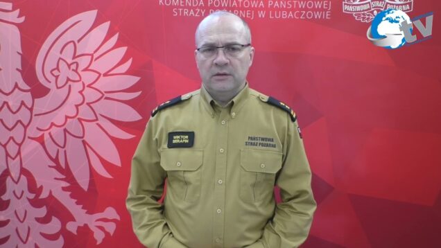 Podsumowanie miesiąca stycznia przez KP PSP w Lubaczowie