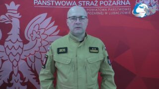 Podsumowanie miesiąca stycznia przez KP PSP w Lubaczowie
