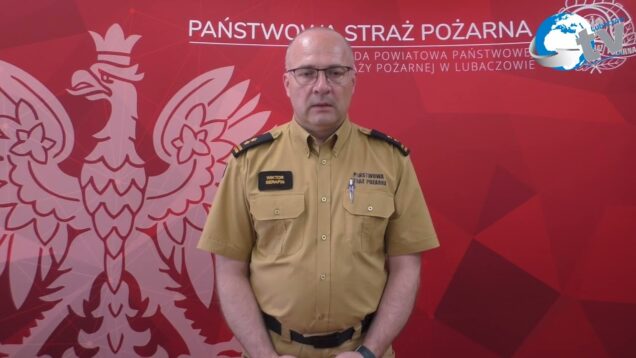 Podsumowanie miesiąca maja przez KP PSP w Lubaczowie