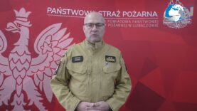 Podsumowanie miesiąca sierpnia przez KP PSP w Lubaczowie