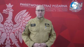 Podsumowanie miesiąca sierpnia przez KP PSP w Lubaczowie