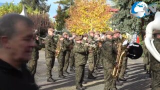 Uroczysta przysięga żołnierzy 20 Przemyskiej Brygady Obrony Pogranicza w Cieszanowie